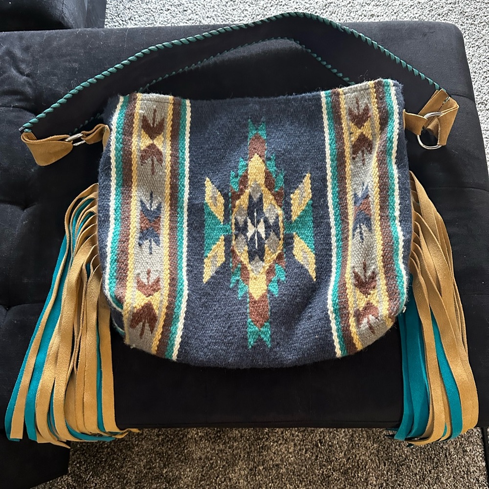 Custom Saddle Blanket Purse